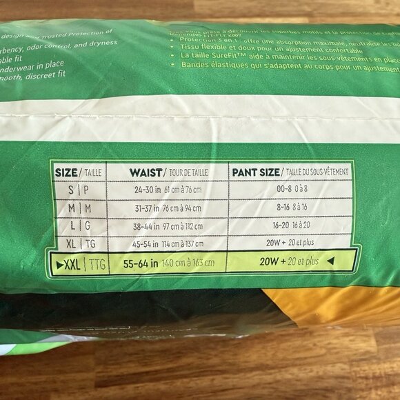 Depend FIT-FLEX Underwear for Women Size: XXL - 22Ct Damaged Package - Picture 5 of 16